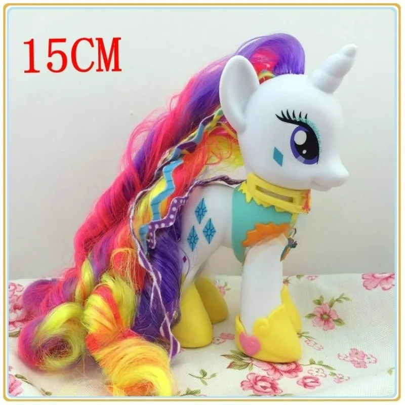 

Мой маленький пони длиной 15 см, разноцветные волосы, редкость, аксессуары, одежда, обувь, подарки, игрушки и украшения для девочек