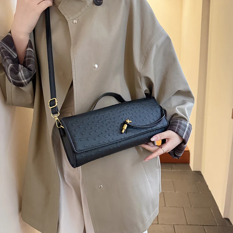 حقيبة كروس Avant Garde غير متناظرة بتصميم معماري أنيق للاستكشاف الحضري وتجسيد الأناقة الحديثة #5