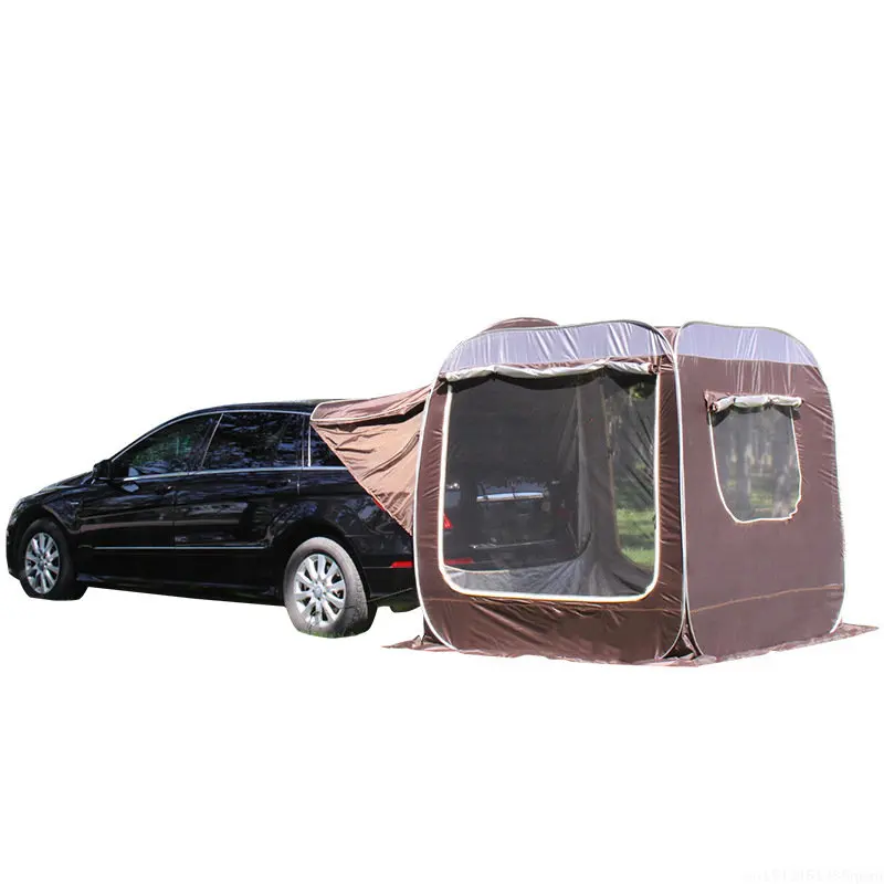 Imagem -05 - Traseira Automática do Carro Tenda Estendida Pop up Outdoor Camping Shelter Suv Praia Canopy Toldo de Pesca 46 Pessoa Auto Condução