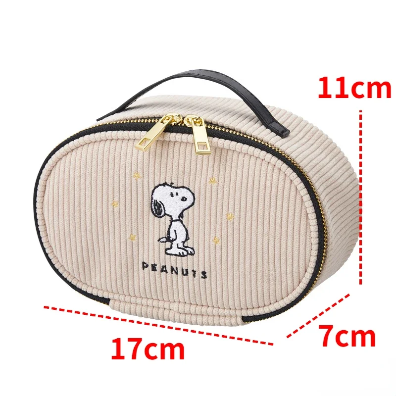 Snoopy Makeup Bag Portable Women Cartoon Cosmetics articoli da toeletta borsa da viaggio borsa da viaggio Fashion Large Capacity Girls Cute Organizer