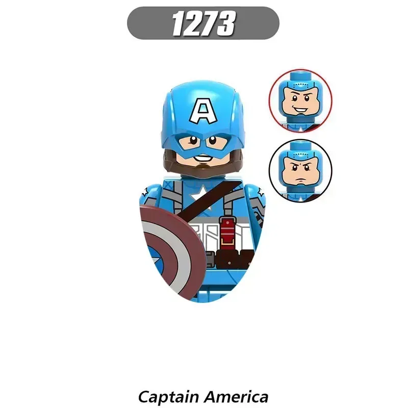 

X0259 XH1269 The Avengers Black Widow Thor Captain America Heroes Bricks Cartoon Character building block Boy Birthday Present