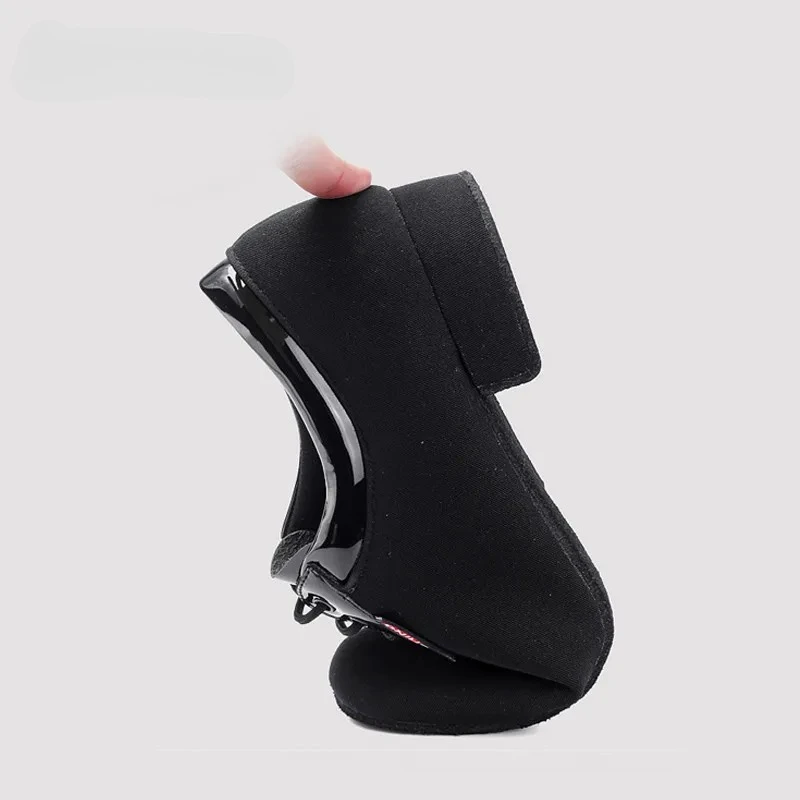 Men's Modern Dance Shoes Boys Latina/tango/ballroom Shoes Rubber/soft Sole Low Heels Professional Black Man