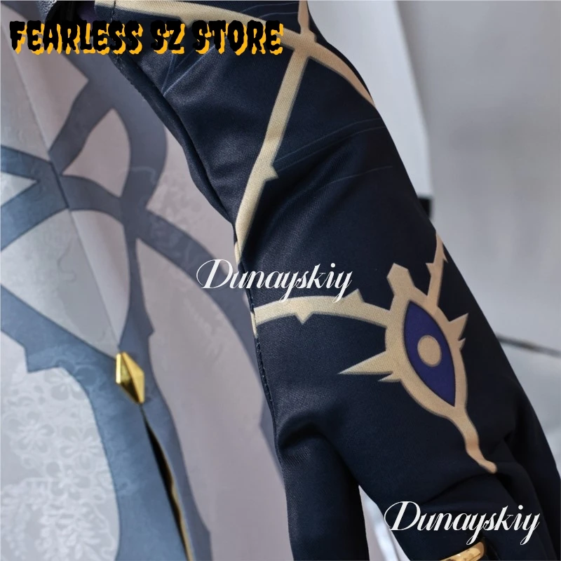 هونكاي ستار السكك الحديدية الأحد تأثيري هيلروويين كوسثوم الرجال النظام الأحد أنيمي لعبة تأثيري الزي الموحد شعر مستعار أحذية الدعامة أنيمي البدلة هالوين ‌