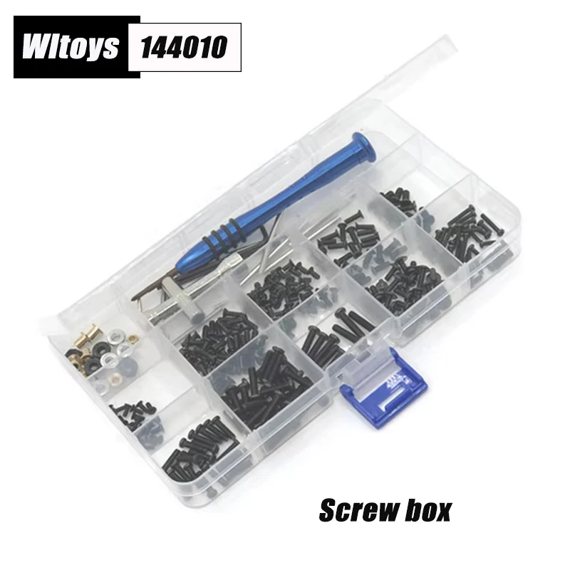 Original Wltoys 144010 1/14 RC Car Spare Parts ESC Swing Arm C Seat Differential Wavebox Tire Gear Shock Absorbers Kit Parts