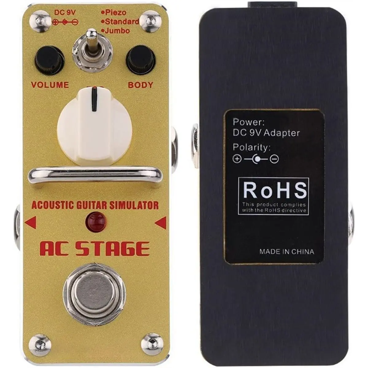 (AD10) Tomsline AAS-3 AC Stage, Acoustic Guitar Simulator Pedal