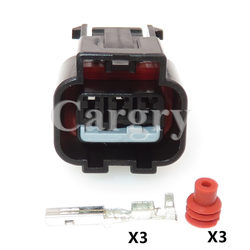 1 Set 3P KPB016-03427 AC Assembly Auto Sealed Connector Car Water Temperature Sensor Electric Wiring Waterproof Socket