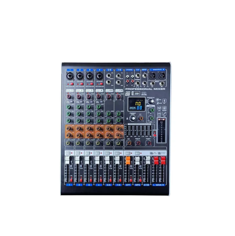 

TRV professional stage mixer 8-way 12-way two-way grouping with Bluetooth with effects KTV conference stage performance