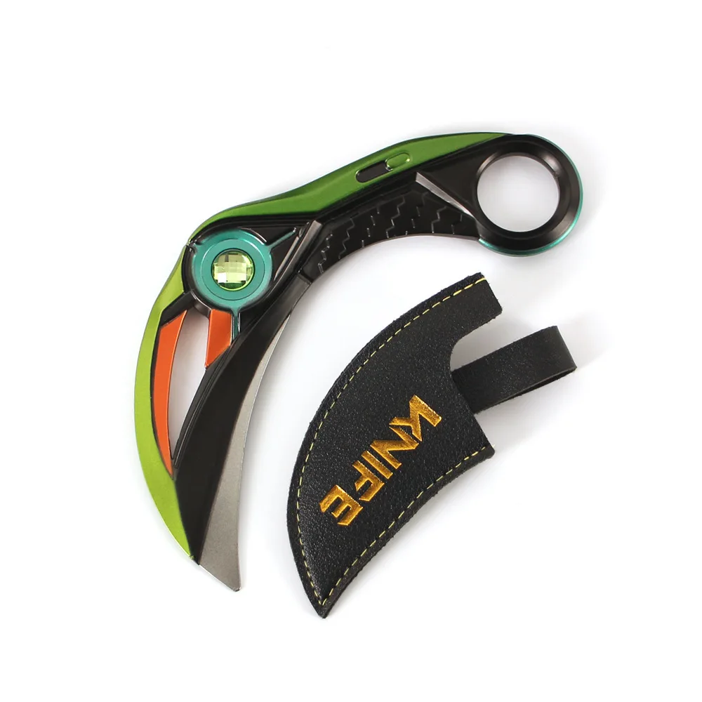 16 cm/6,30 Zoll VALORANT Spiel Peripherie Ion 2.0 Klaue Messer Modell Desktop Display Ornamente Sammlung Geburtstagsgeschenk für Jungen