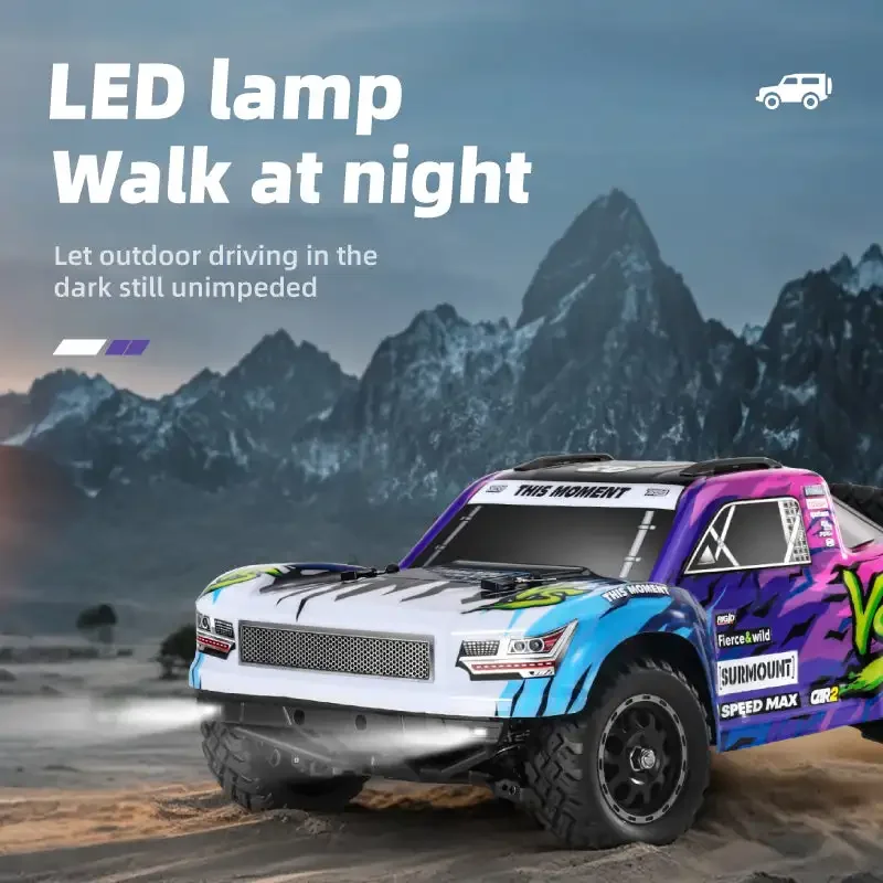 HBX 3101A 1/16 échelle sans brosse 4WD RC camion de parcours court Suspension indépendante roulements à billes complets vitesse 45 KM/H