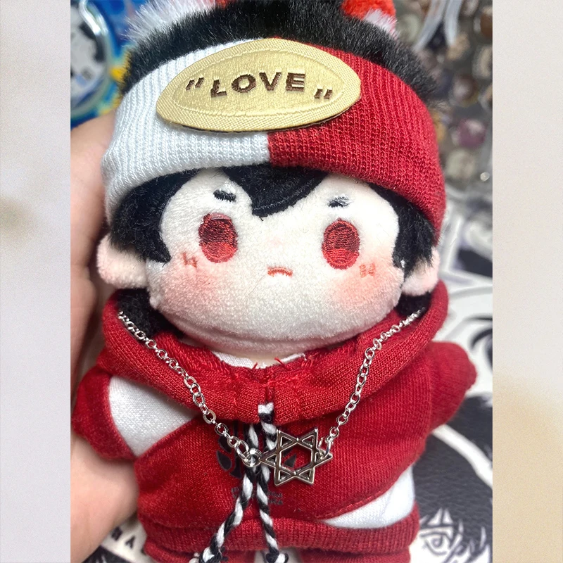 For Labubu 17cm Doll Clothes Outfit Accessories for Korea Kpop Exo Labubu V1 V2 Idol Sitting Party Sporty Zip-up Clothing