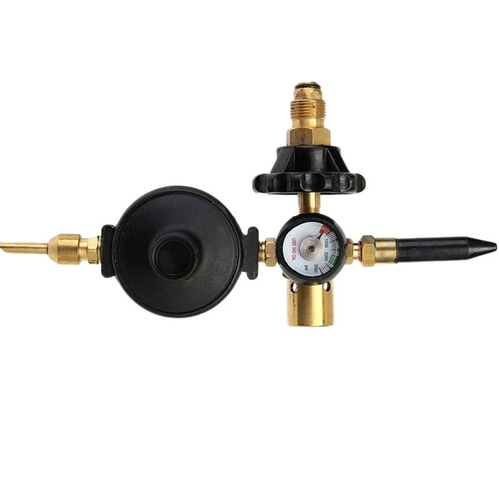 

For Foil Balloons Filler Valve Pressure Reducing Valve Fits All CGA-580 Tank Plastic Metal Balloon Regulator 300mm Long
