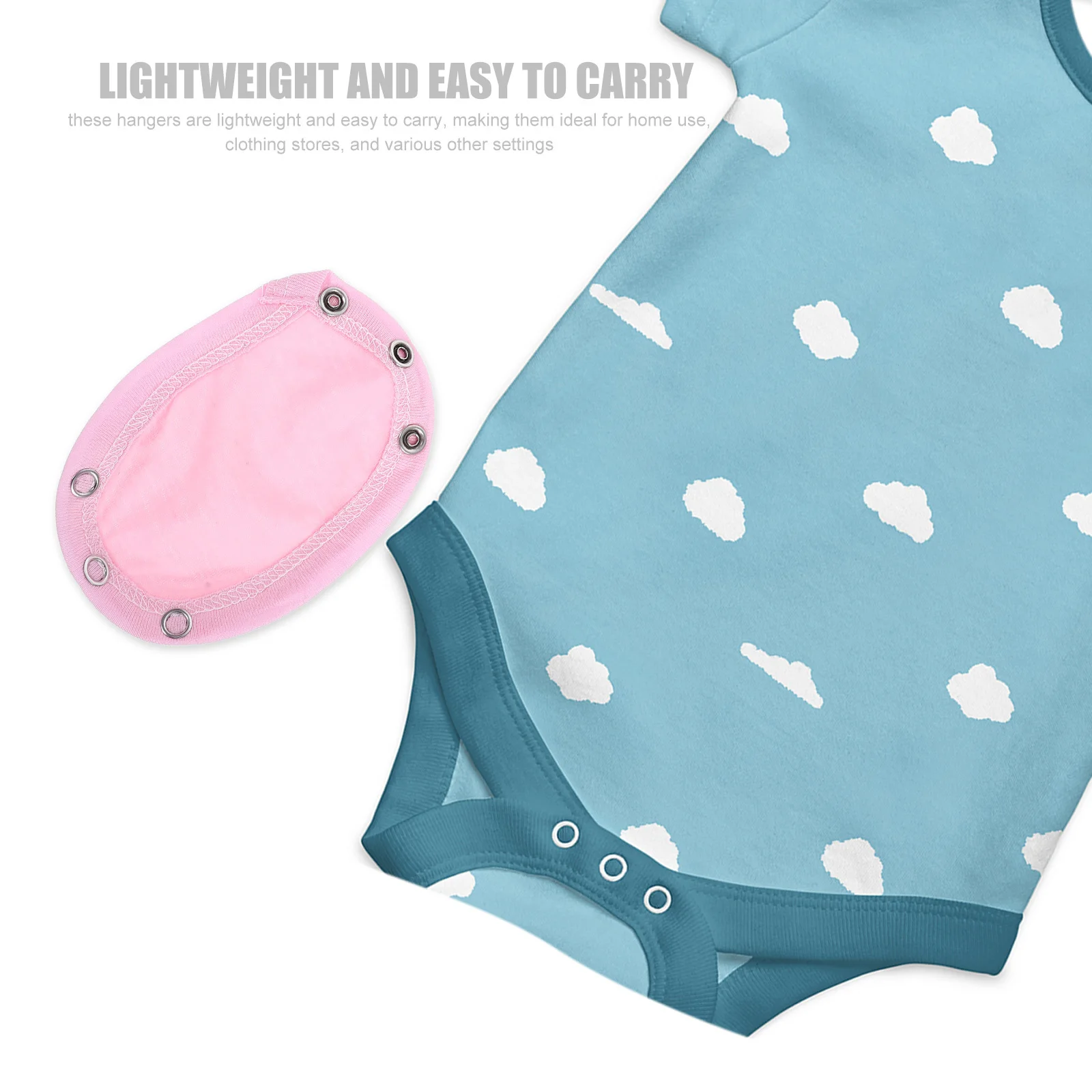 5-teilige Baby-Overalls aus Baumwolle, Extender, Snap-Body-Verlängerung, weich, atmungsaktiv, bequem, für Jungen, Mädchen, Kleinkinder