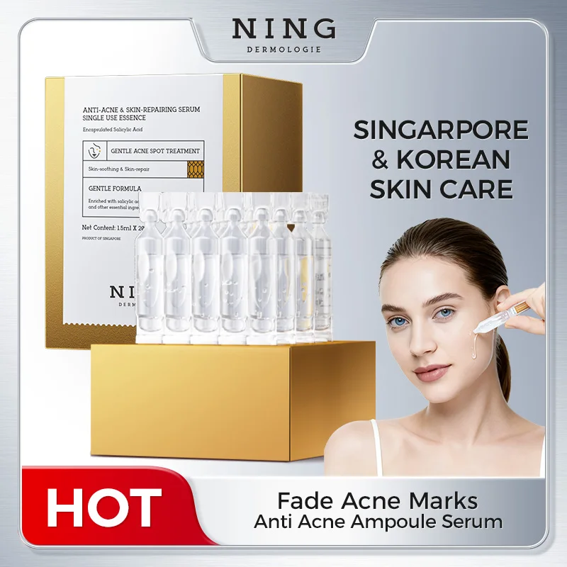 

NING Face Ampoule Serum with 2% Salicylic Acid & Niacinamide – For Blemish Comfort, Skin Nourishment & Pore Balance