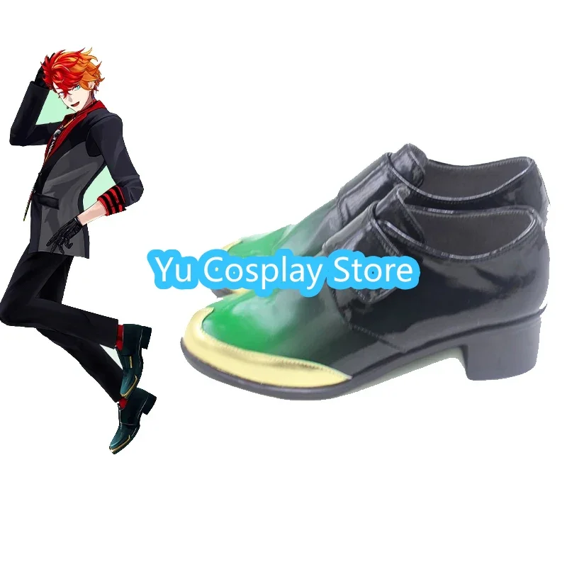 UPROAR Hizaki Gamma Cosplay Shoe PU Leather Shoes Halloween Carnival Boots Cosplay Prop Custom Made