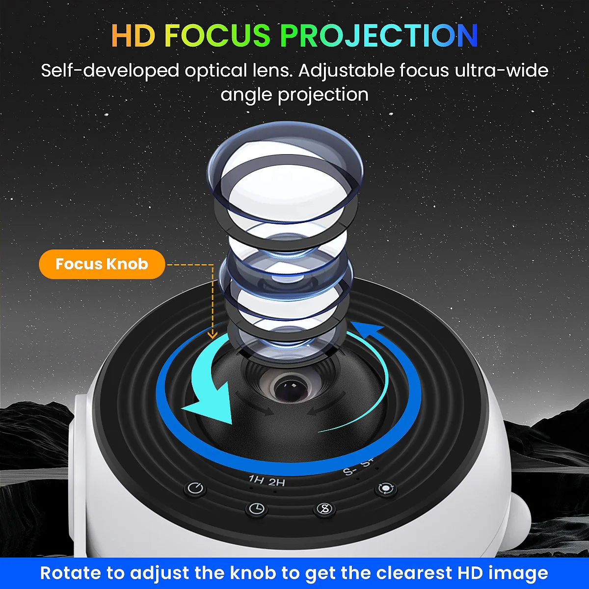 Upgrade 13 in 1 Starry Sky 4K HD Planetarium Galaxy Projector PRO Lamp, Timer, Nebula Night Light for Bedroom Gift, Home Party