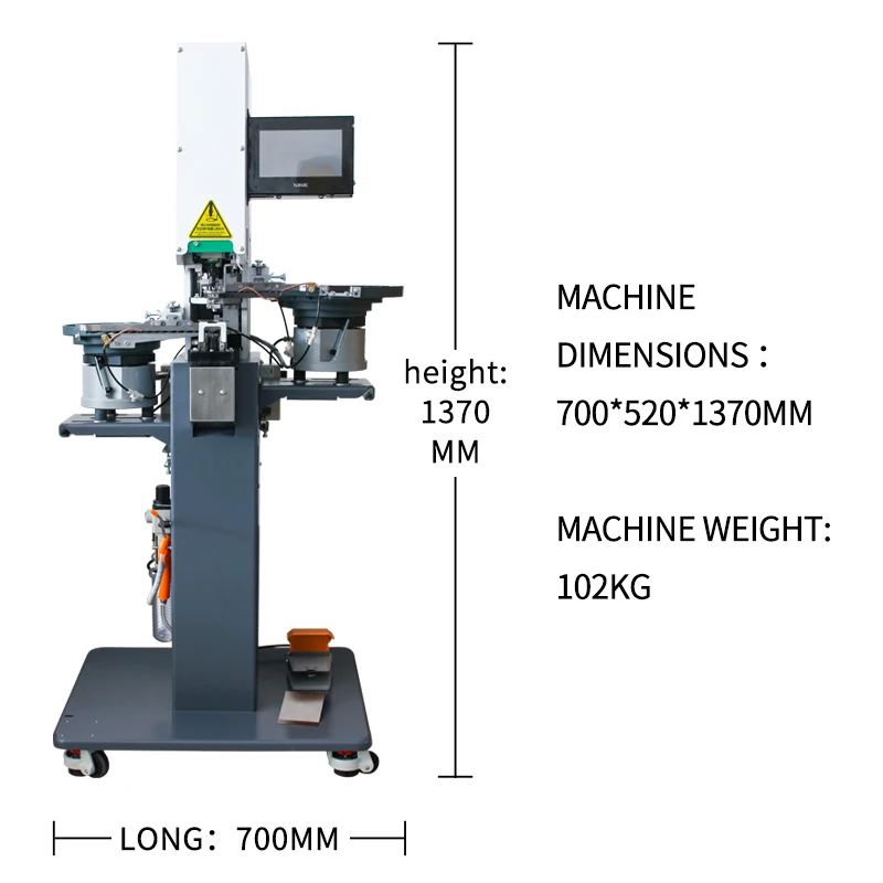 Automatic Snap Button Punching Machine Snap Fastener Attaching Machine