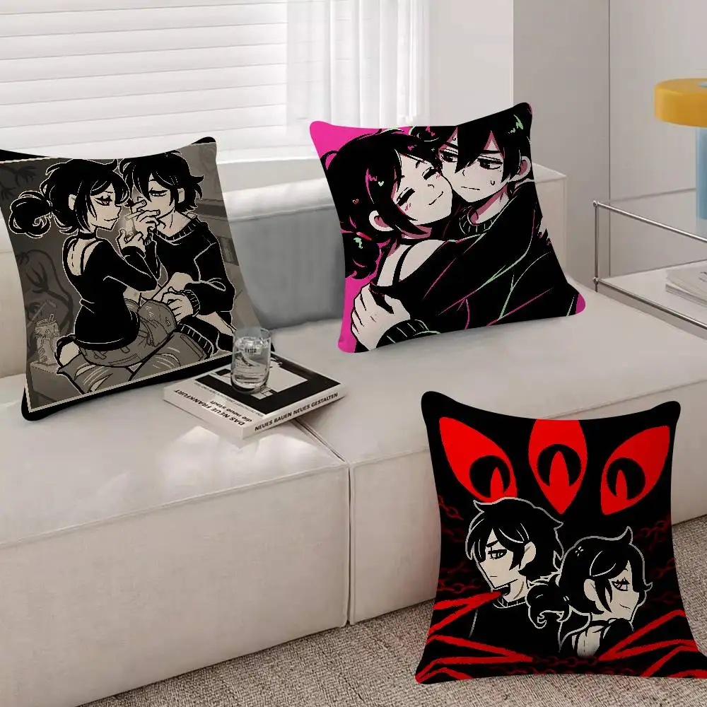 T-The Coffin Of Andy And Leyley Pillow Case Fashion Square Pillowcase Bedroom Sofa Room Ins Decoration Leisure