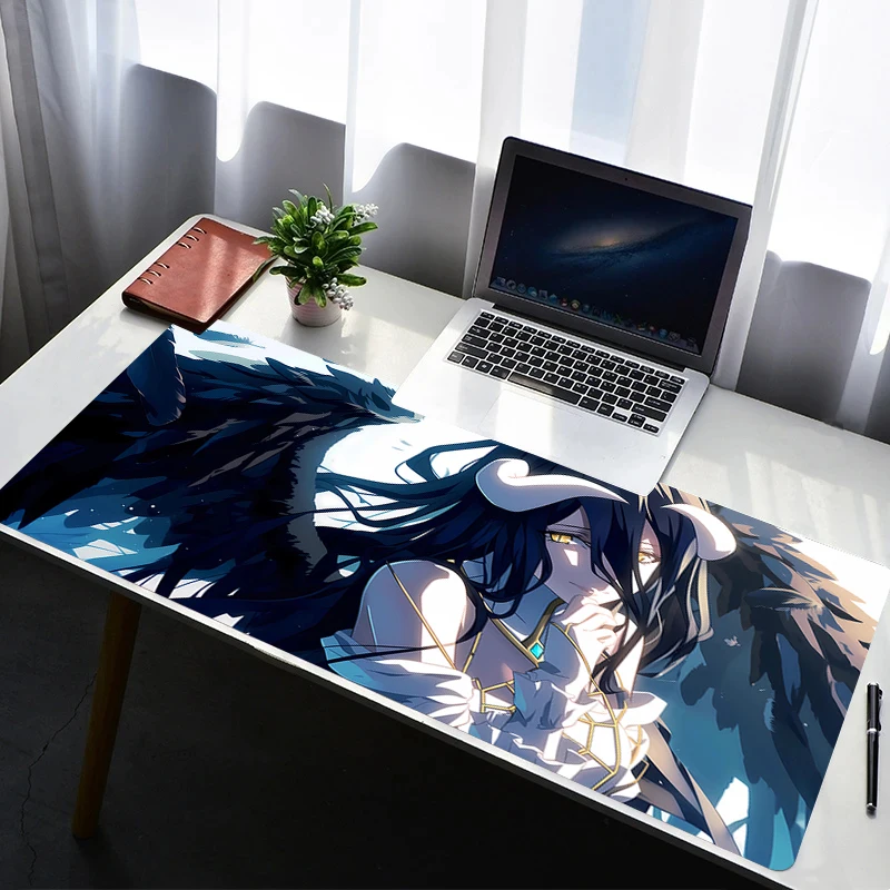 

Mouse Pad PC Non Slip Rubber Mousepad Laptop Gamer Cabinet Keyboard Pad Office Computer Gaming O-overlord Albedo Desk Mouse Mat