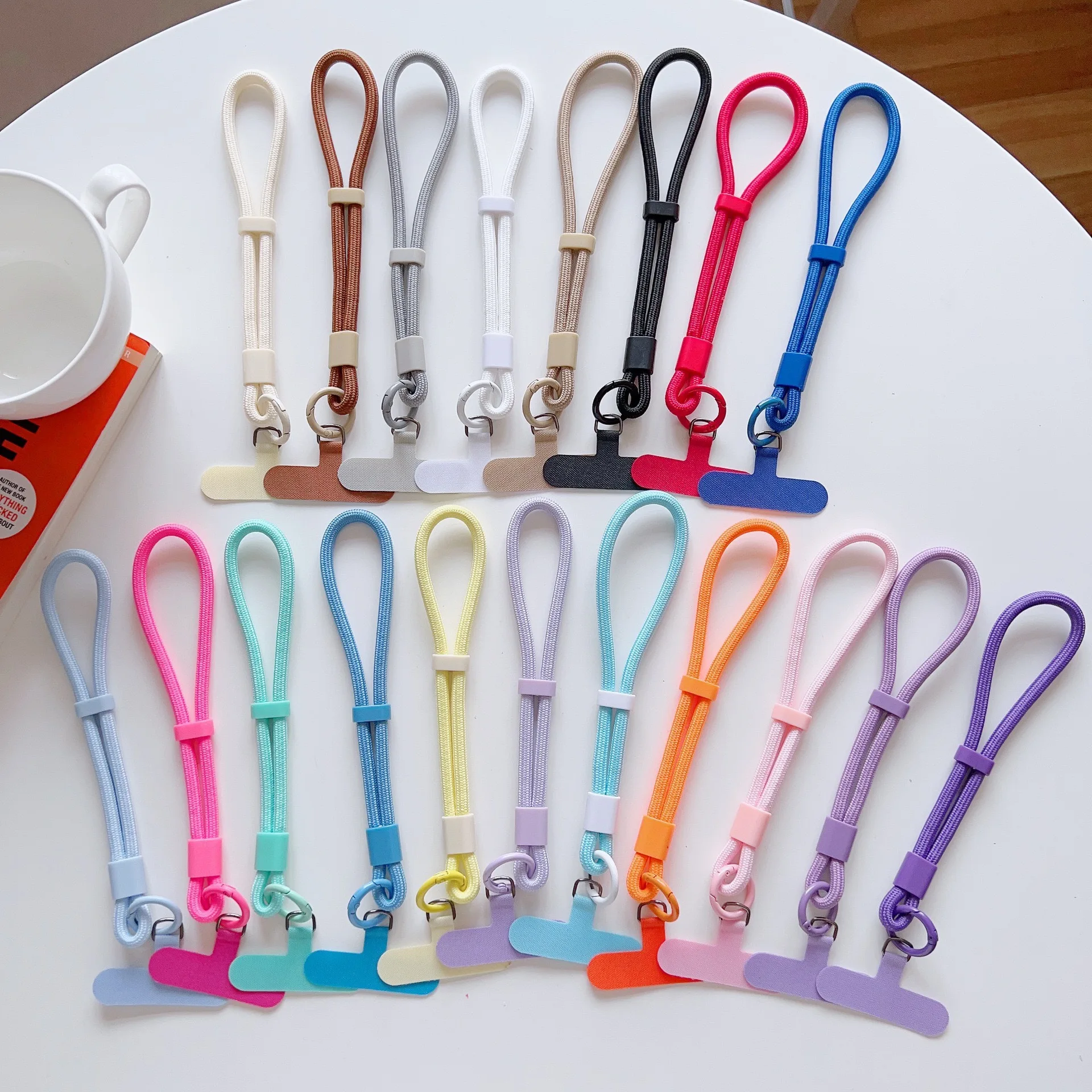 Verstellbares Handy-Kurzband, Nylon-Sicherheitskordel, Anti-Verlust-Handschlaufe, universell für Handyhüllen-Zubehör – Detail 1