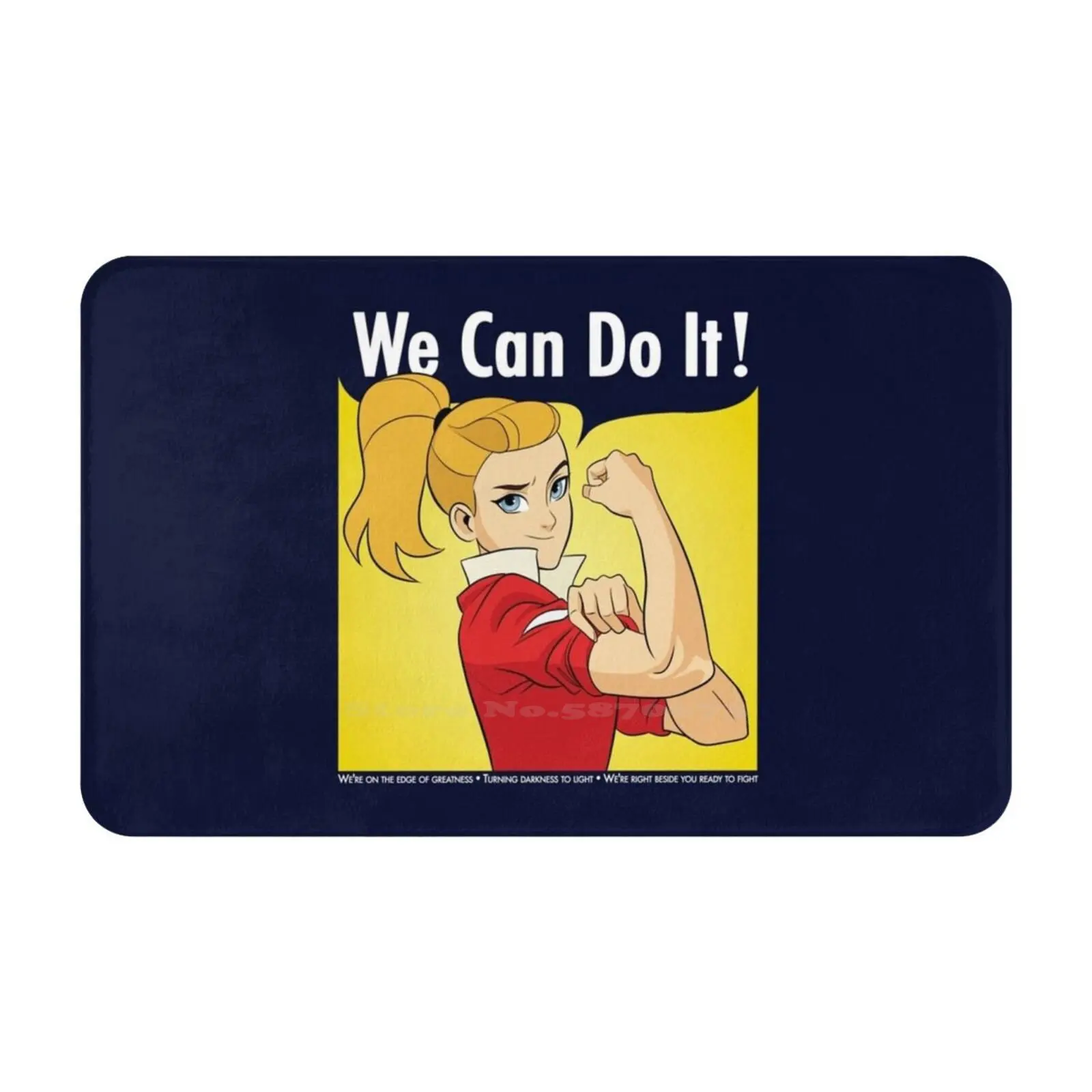 Adora Says We Can Do It! Soft House Family Anti-Slip Mat Rug Carpet Shera She Ra And The Princesses Of Power Spop We Can Do It