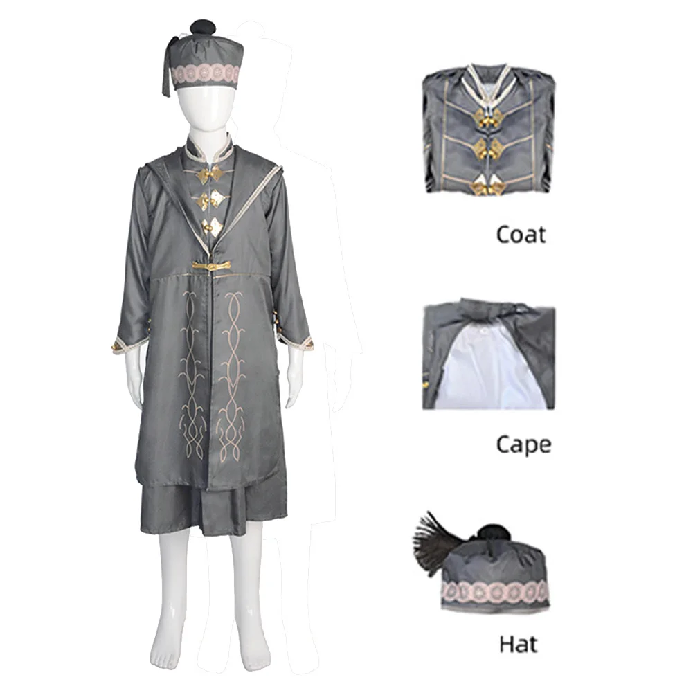 Zauberer Albus Cosplay Fantasy Jungen Hut Kleidung Magie Film Kostüm Verkleidung Teen Boy Rollenspiel Fantasia Outfits Halloween Bühne