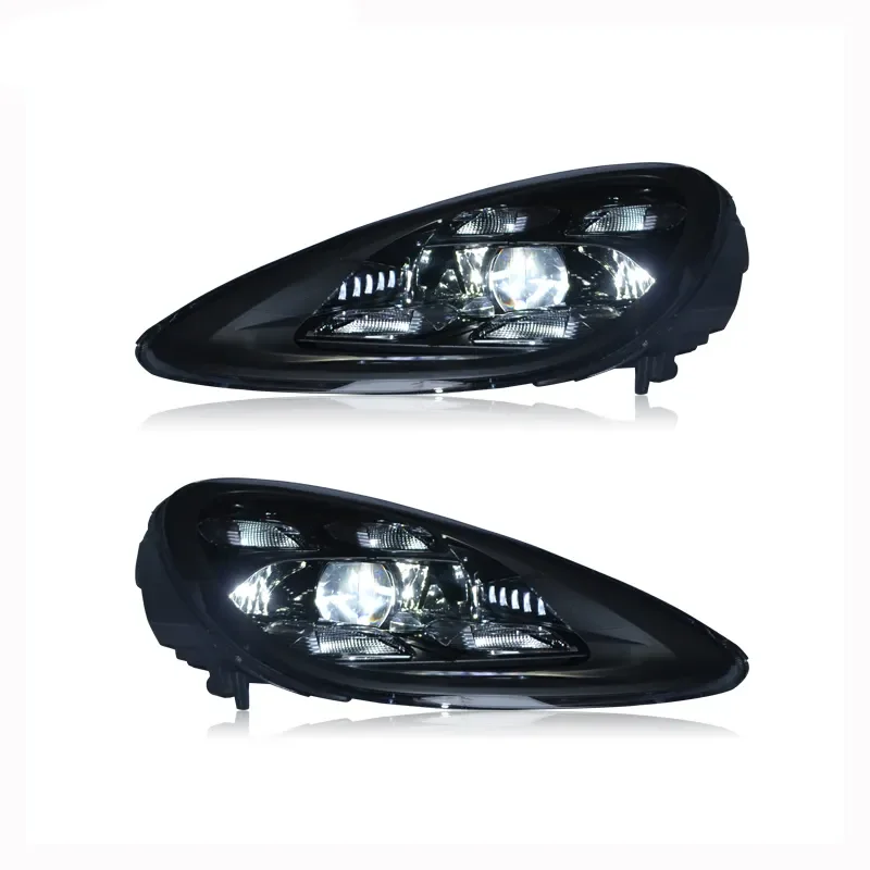 2011 2012 2013 2014 92A Scheinwerfer auf 2023 PDLS-Stil LED-Scheinwerfer für Porsche Cayenne 958