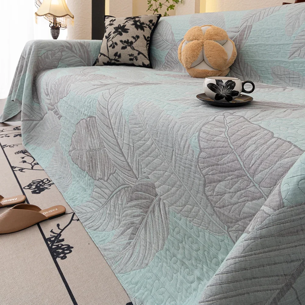 

Sofa Towel Washed Three-layer Yarn Pure Cotton Four Seasons Universal Cover Cloth New Sofa Blanket Cover Back Towel