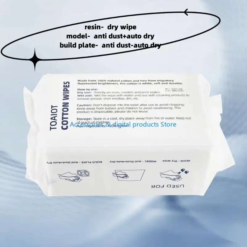 77JD 100pcs/Bag Soft Cleanroom Wiper Cleaning Non Dust Cloth Dust Paper Cleaning