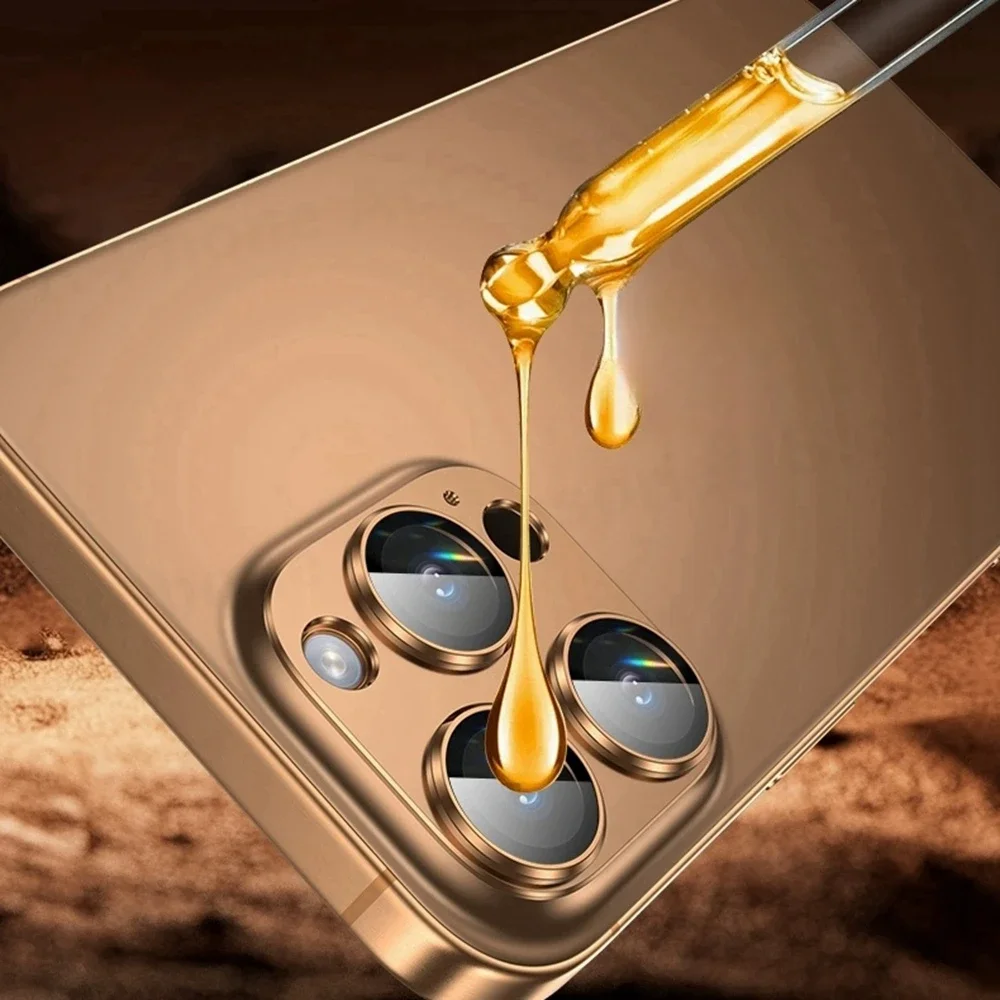 

Metal Camera Protector Tempered Glass Case For IPhone 16 15 Pro Max Back Full Lens Cover Ring For IPhone 15 16Pro Max Lens Cap