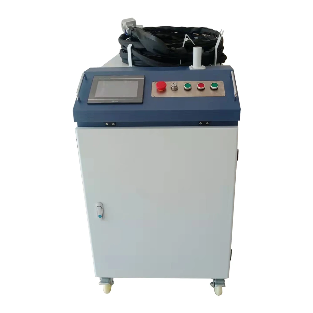 Easy Operation 1500W 2000W 3000W Small Portable Metal Las er Cleaner Rust Removal Fiber Las er Cleaning Machine