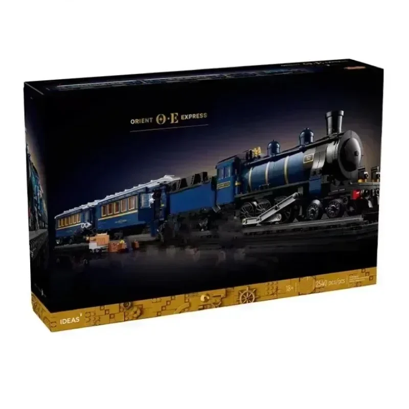 2024 New 21344 Ideas Orient Express Train Building Blocks Set 140th Anniversary Luxury Train Bricks Diy Toys For Children Gifts