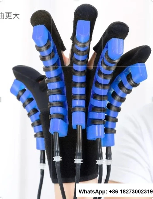 Finger Hand Rehabilitation Trainer Electric Rehabilitation Machine Gloves Stroke Hemiplegia Five Finger Hand Function Massager