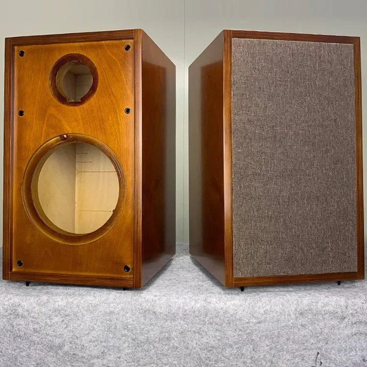 Customized Antique 4/ 5 /6.5/8 Inch Full Frequency Solid Wood HiFi Bookshelf Speaker Empty Box