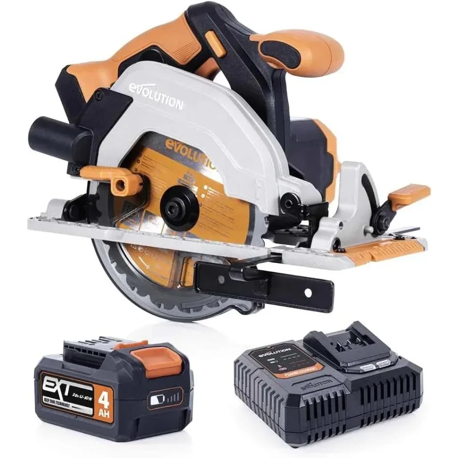 

R165CCSL-Li 6-1/2 Cordless Circular Saw Multi-Material Cutting Technology 0-50° Bevel and 2-1/2" Adjustable Depth Inc