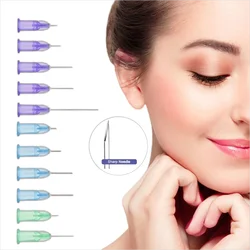 50pcs agulha pequena indolor 32G 34G 4mm descartável 30G Medical Micro-plástico injeção cosmética agulha estéril ferramenta cirúrgica