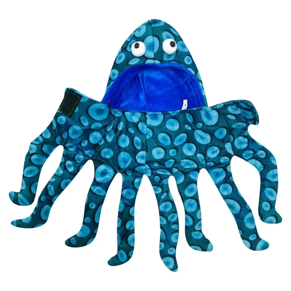 

Creative Pet Transformation Outfit Octopus Shape Blue Dog Cosplay Costume Pet Costume Funny Puppy Halloween Dress Winter Apparel