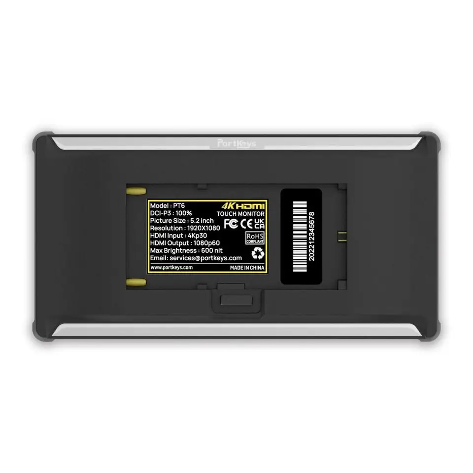Portkeys PT6 5.2 Inch Touchscreen Camera Field Monitor Live