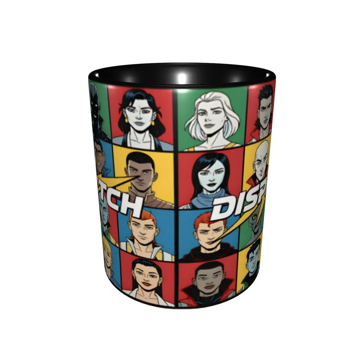 Dispatch Comic Book Superhero Mugs Kawaii Tea Cup Gift For Kids Adult