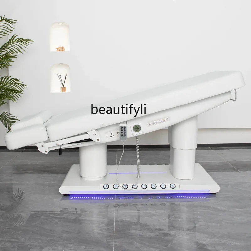 Intelligent heating electric beauty bed for high-end beauty salons, micro-finishing tattoo bed