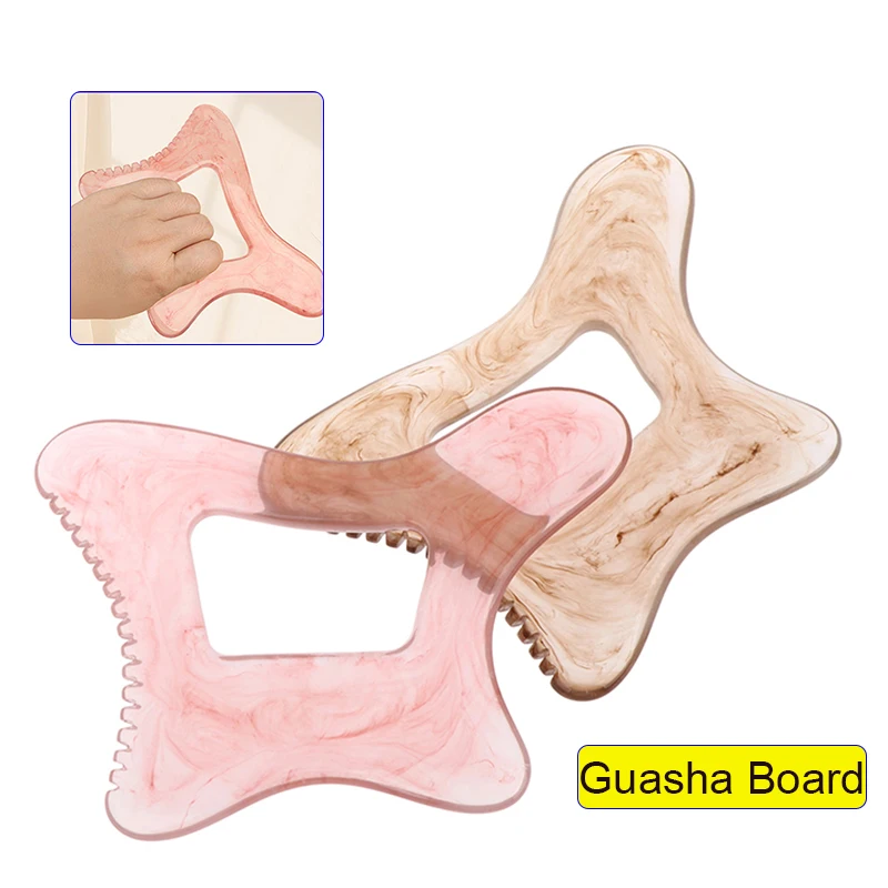 

Инструмент Gua Sha для тела из смолы, инструмент для массажа целлюлита, лимфодренажный инструмент для лица, спины, инструменты для коррекции фигуры для ухода за телом