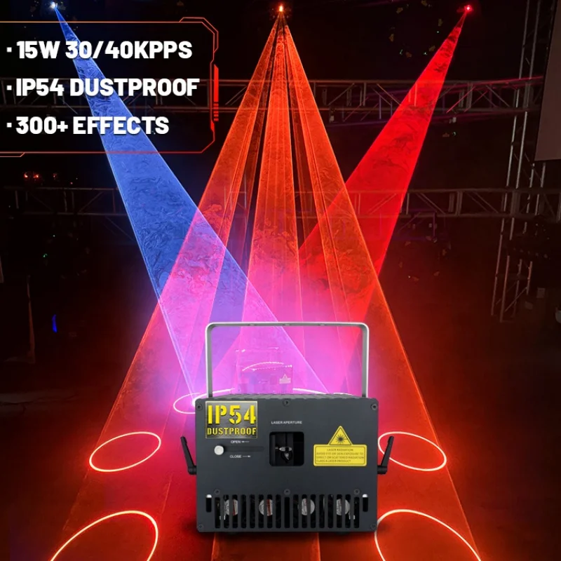

Knight 15w Dj Disco Wedding Party Stage Rgb 3d Animation Laser Light