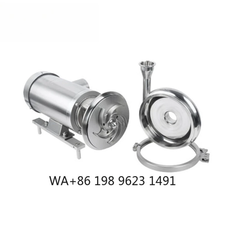 Full Stainless Steel Hygienic Centrifugal Pump  Motor Impeller Food Grade Industrial Liquid Transfer Pump