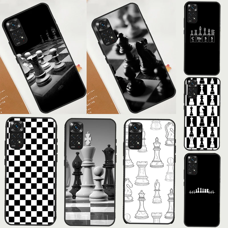 Étui d'échecs pour Xiaomi Redmi 13C 14C 10C 12C Redmi Note 13 12 11 9 10 14 Pro 9S 10S 11S 12S