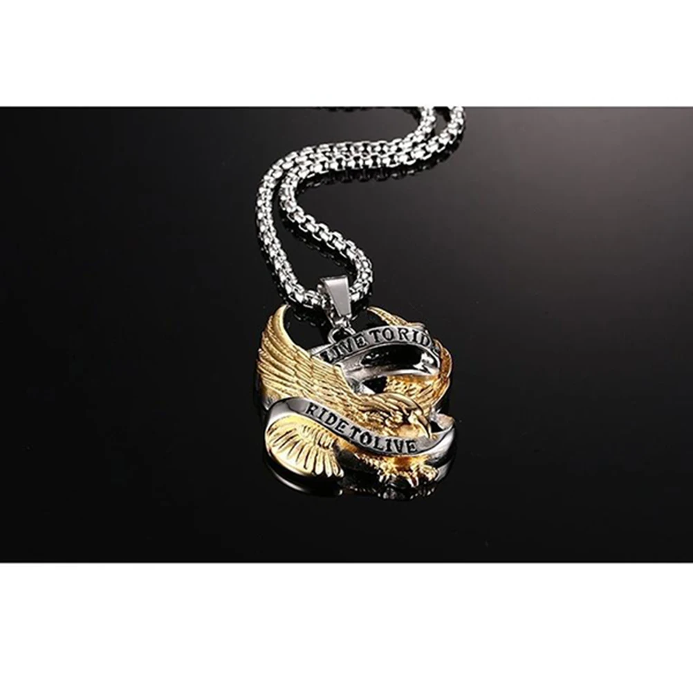 

Punk Pendant Necklace for Boyfriend Hip Hop Chain Men Jewelry Suitable All Styles Won't Hurt Skin Great Gift