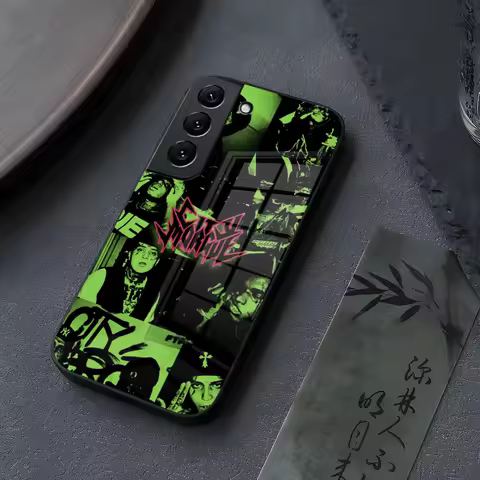 C-City Morgue Zillakami Phone Case Glass for Samsung Galaxy S25 S24 S21 S22 S23 S20 Ultra Fe Plus A34 A54 A24 A16 A52 A53 M54 Co