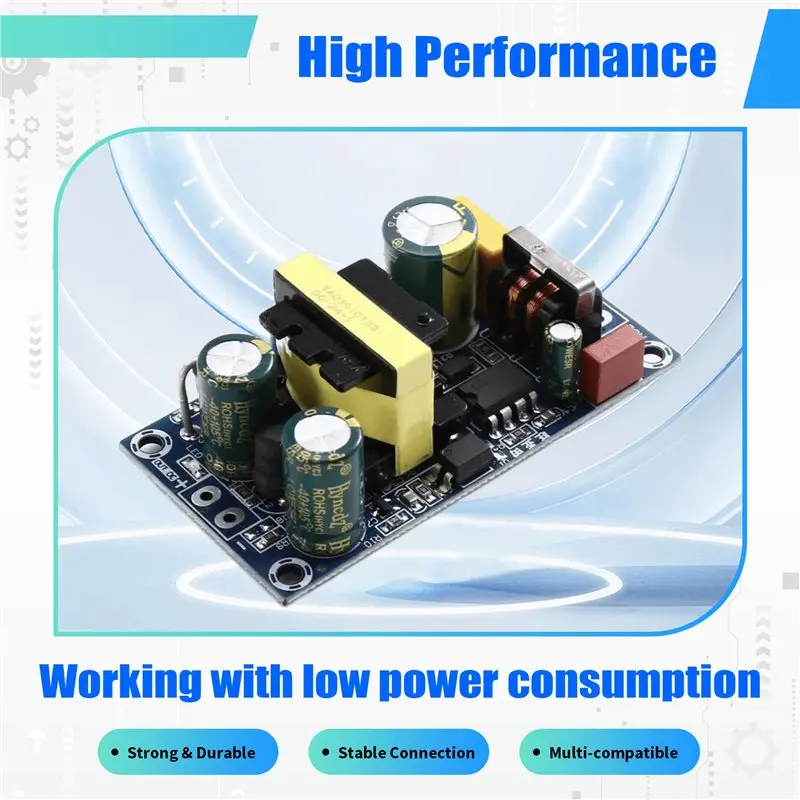 AC110 2220V Industrial Switch 24V1A Full Power Constant Voltage And Stabilization Bare Board Power Supply Built-In Board-A86G