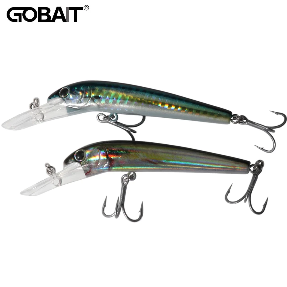 GOBAIT Minnow crankbait buceo profundo para agua salada