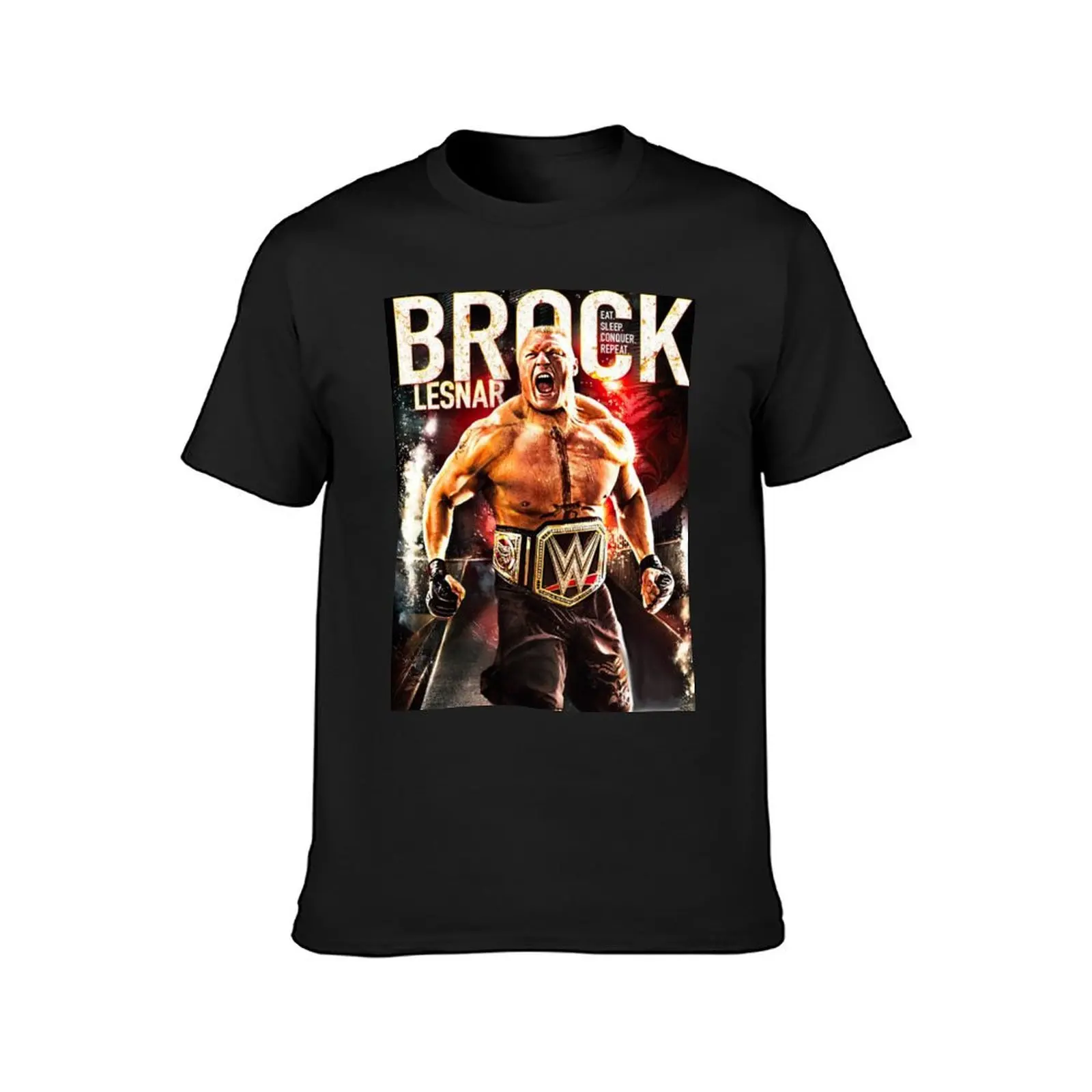 Brock Lesner classic t shirt T-Shirt quick drying animal prinfor boys t shirt for men