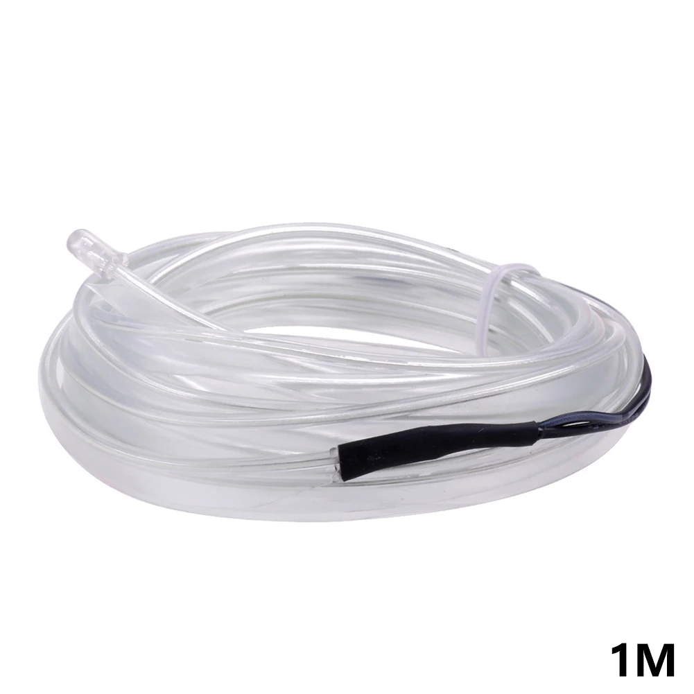 1/3/5 متر سيارة مصباح ليد قطاع سيارة DIY بها بنفسك ديكور داخلي حزام مصابيح التوصيل والتشغيل داخلي مصباح لتهيئة الجو للحزب إعلان علامات لافتات #6