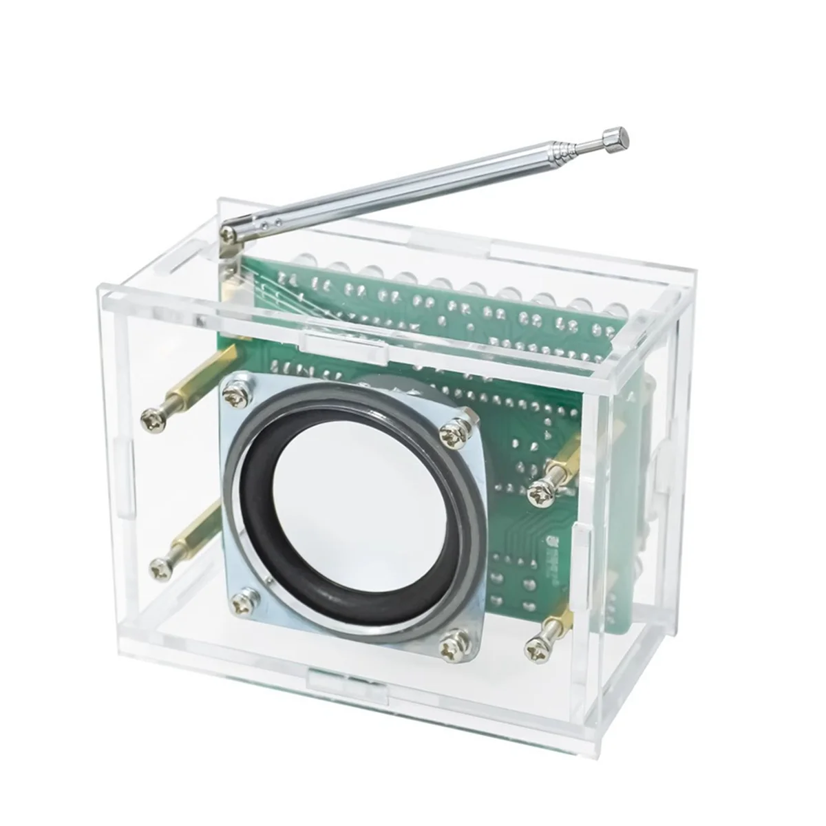 ABBH-RDA5807 87MHZ-108MHZ FM-radio DIY-kit FM elektronische DIY-circuitonderdelen LED digitaal display met indicator Solderen